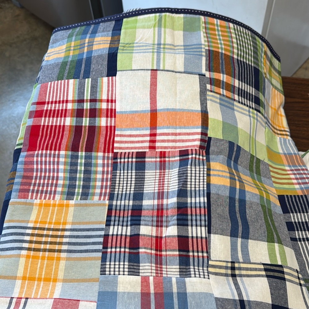 Pottery Barn Madras Black out Curtains